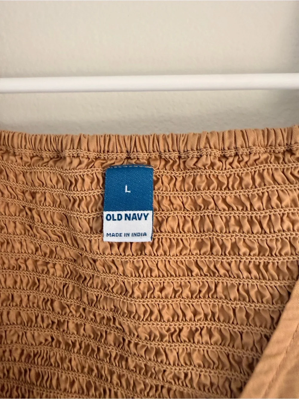 Tan Brown Puff-Sleeve Wrap Top - Women